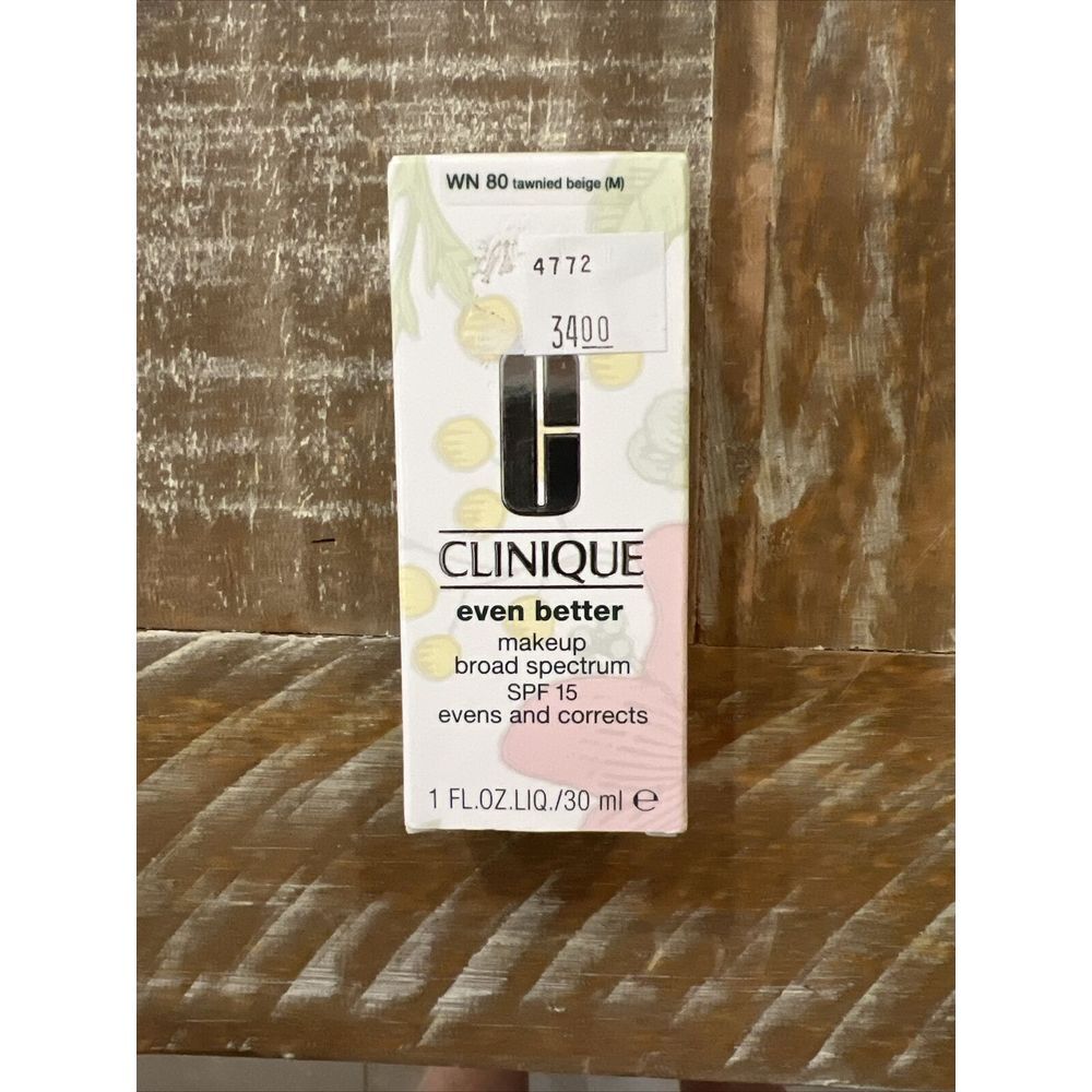 CLINIQUE Even Better Makeup Broad Spectrum SPF 15 in WN 80 Tawnied Beige (M) - Picture 1 of 5